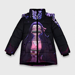 Куртка зимняя для девочки НЕДЗУКА, цвет: 3D-черный