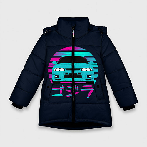 Зимняя куртка для девочки Skyline R33 / 3D-Черный – фото 1