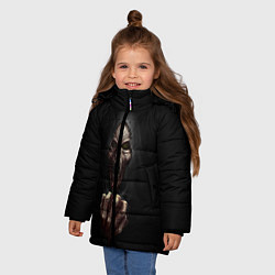 Куртка зимняя для девочки Древний Вампир, цвет: 3D-черный — фото 2
