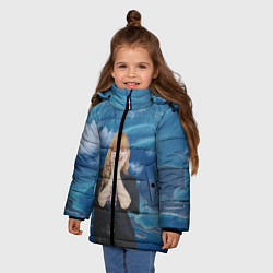 Куртка зимняя для девочки LISA BLACKPINK, цвет: 3D-черный — фото 2