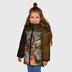 Куртка зимняя для девочки Darksiders Z, цвет: 3D-красный — фото 2