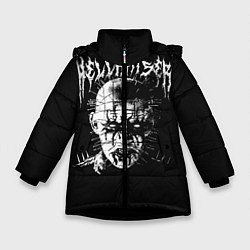 Куртка зимняя для девочки Hellraiser, цвет: 3D-черный