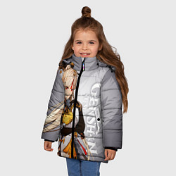 Куртка зимняя для девочки GENSHIN IMPACT, НИН ГУАН, цвет: 3D-черный — фото 2