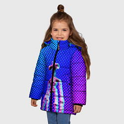 Куртка зимняя для девочки Siren Head - Helloween, цвет: 3D-черный — фото 2