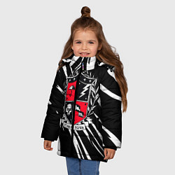 Куртка зимняя для девочки Umbrella academy, цвет: 3D-светло-серый — фото 2