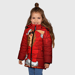Куртка зимняя для девочки New Ledi, цвет: 3D-черный — фото 2
