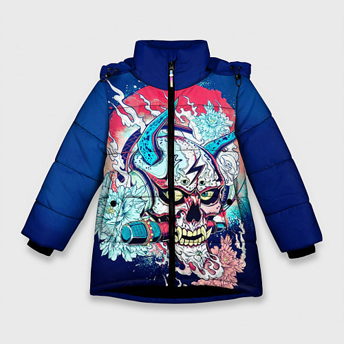 Зимняя куртка для девочки Хання / 3D-Черный – фото 1