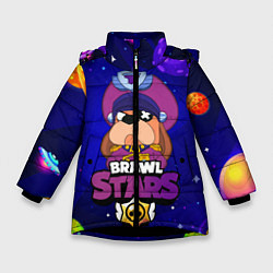 Куртка зимняя для девочки Brawl Stars - Генерал Гавс, цвет: 3D-черный