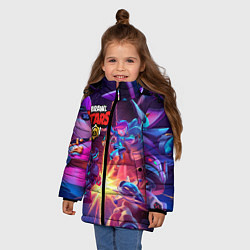 Куртка зимняя для девочки StarrForce, цвет: 3D-красный — фото 2