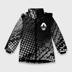 Куртка зимняя для девочки Renault, цвет: 3D-черный