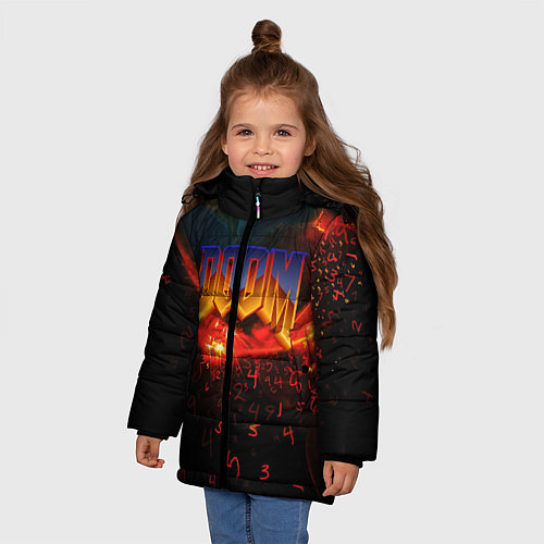 Зимняя куртка для девочки DOOM MARS / 3D-Красный – фото 3