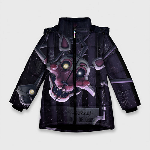 Зимняя куртка для девочки Фантайм Фокси / 3D-Черный – фото 1