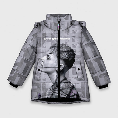 Зимняя куртка для девочки Ваня Дмитриенко / 3D-Черный – фото 1