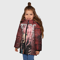 Куртка зимняя для девочки Zero Two, цвет: 3D-черный — фото 2