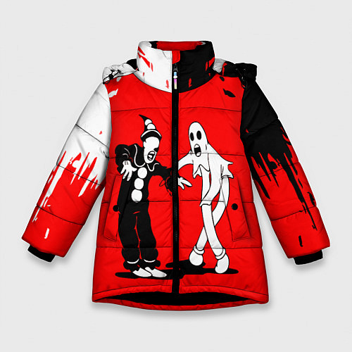 Зимняя куртка для девочки GHOSTEMANE / 3D-Черный – фото 1
