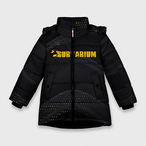 Зимняя куртка для девочки SURVARIUM STALKER / 3D-Черный – фото 1