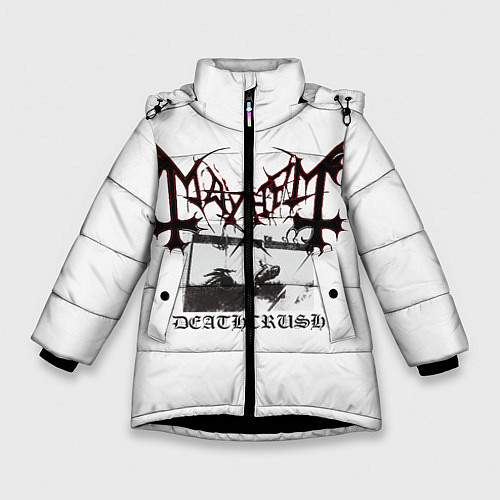 Зимняя куртка для девочки Mayhem / 3D-Черный – фото 1