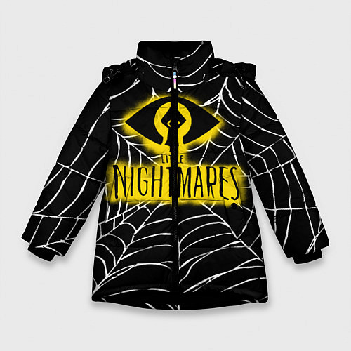 Зимняя куртка для девочки Little Nightmares / 3D-Черный – фото 1