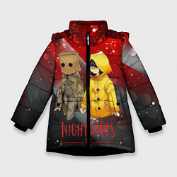 Куртка зимняя для девочки Little Nightmares 2 цвета 3D-черный — фото 1