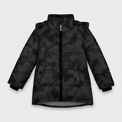 Куртка зимняя для девочки СПЕЦ КАМУФЛЯЖ, цвет: 3D-светло-серый