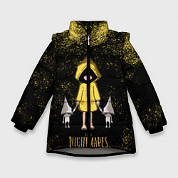 Куртка зимняя для девочки Little Nightmares, цвет: 3D-светло-серый