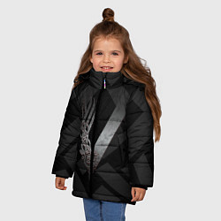 Куртка зимняя для девочки ВИКИНГИ VIKINGS V, цвет: 3D-светло-серый — фото 2