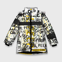 Зимняя куртка для девочки LIL PEEP Vintage Graffiti Wall