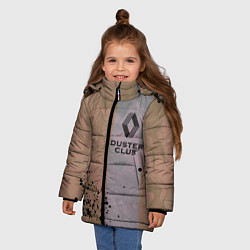 Куртка зимняя для девочки Renault Duster Club Рено Дастер Клуб, цвет: 3D-черный — фото 2