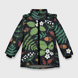 Зимняя куртка для девочки Природа