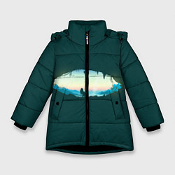 Зимняя куртка для девочки Глаз природы