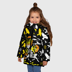 Куртка зимняя для девочки ЗЕНИЦУ АГАЦУМА, цвет: 3D-черный — фото 2
