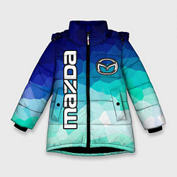 Куртка зимняя для девочки Mazda Motor, цвет: 3D-черный