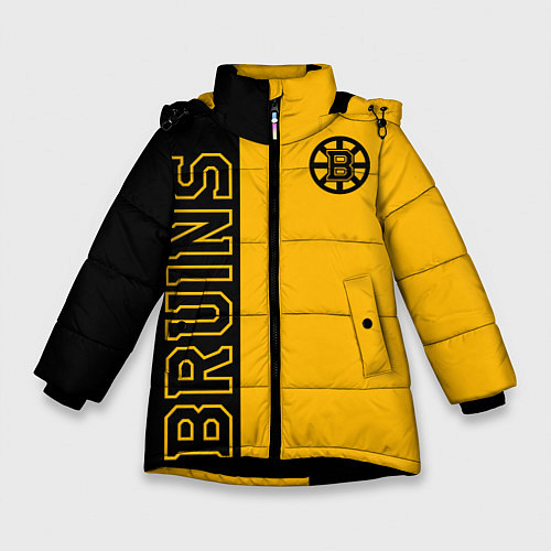 Зимняя куртка для девочки NHL BOSTON BRUINS / 3D-Черный – фото 1