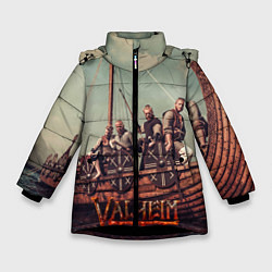 Зимняя куртка для девочки Valheim викинги