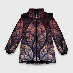 Куртка зимняя для девочки LOTUS, цвет: 3D-черный