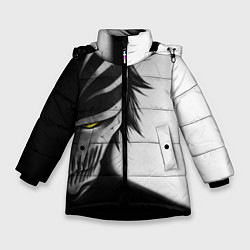 Куртка зимняя для девочки ИЧИГО ПУСТОЙ BLEACH, цвет: 3D-черный