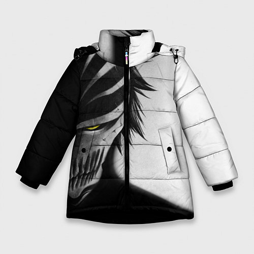 Зимняя куртка для девочки ИЧИГО ПУСТОЙ BLEACH / 3D-Черный – фото 1
