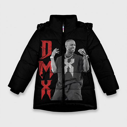 Зимняя куртка для девочки DMX Earl Simmons / 3D-Черный – фото 1