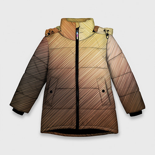 Зимняя куртка для девочки Texture Sun Glare / 3D-Черный – фото 1