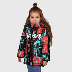 Куртка зимняя для девочки Kakegurui Безумный азарт, цвет: 3D-светло-серый — фото 2