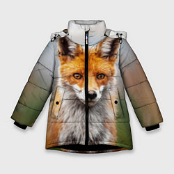 Зимняя куртка для девочки Рыжая лисица