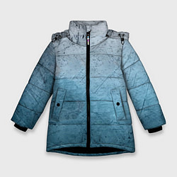 Куртка зимняя для девочки Blue Glass, цвет: 3D-черный