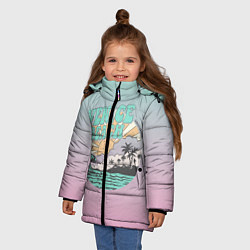 Куртка зимняя для девочки VENICE BEACH, цвет: 3D-черный — фото 2