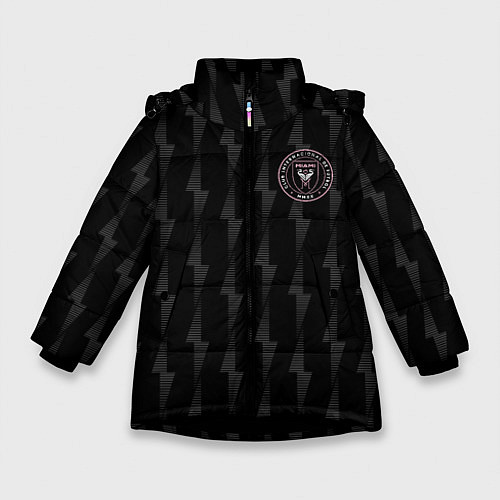 Зимняя куртка для девочки INTER MIAMI HOME KIT / 3D-Черный – фото 1
