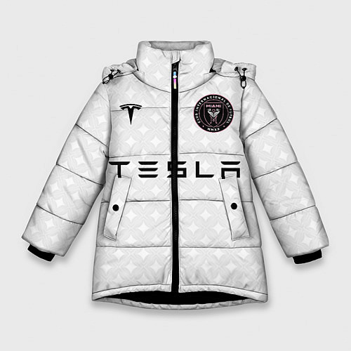 Зимняя куртка для девочки INTER MIAMI FC TESLA KIT / 3D-Черный – фото 1