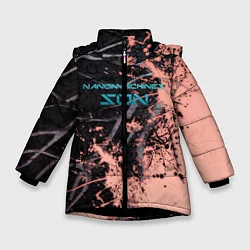Куртка зимняя для девочки MGR - Nanomachines Son, цвет: 3D-черный