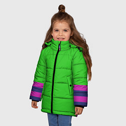 Куртка зимняя для девочки SK8 the Infinity Miya Chinen, цвет: 3D-черный — фото 2