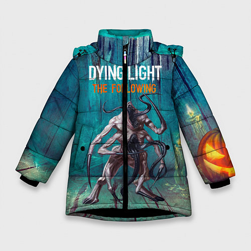 Зимняя куртка для девочки Dying light Мутант / 3D-Черный – фото 1