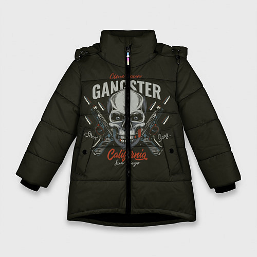 Зимняя куртка для девочки GANGSTER / 3D-Черный – фото 1