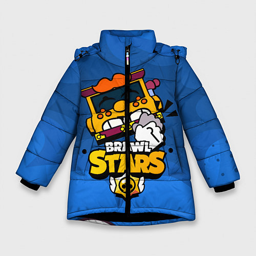 Зимняя куртка для девочки Грифф Griff Brawl Stars / 3D-Черный – фото 1